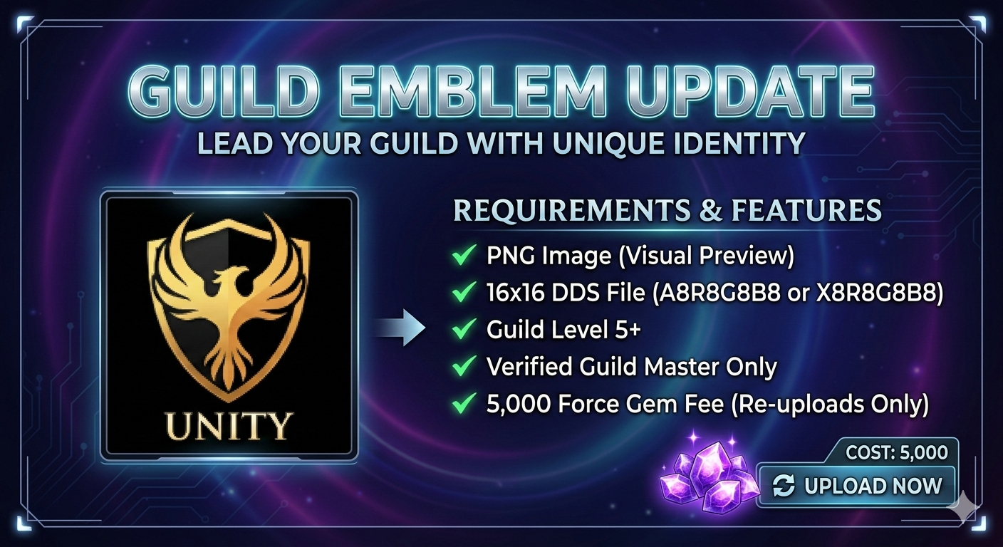 Guild Emblem Upload System